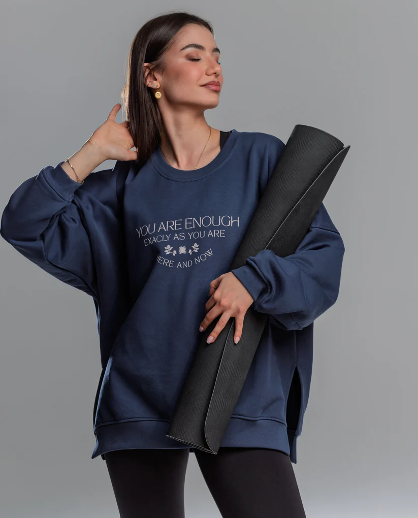 Granatowa bluza Yoga - Image #2