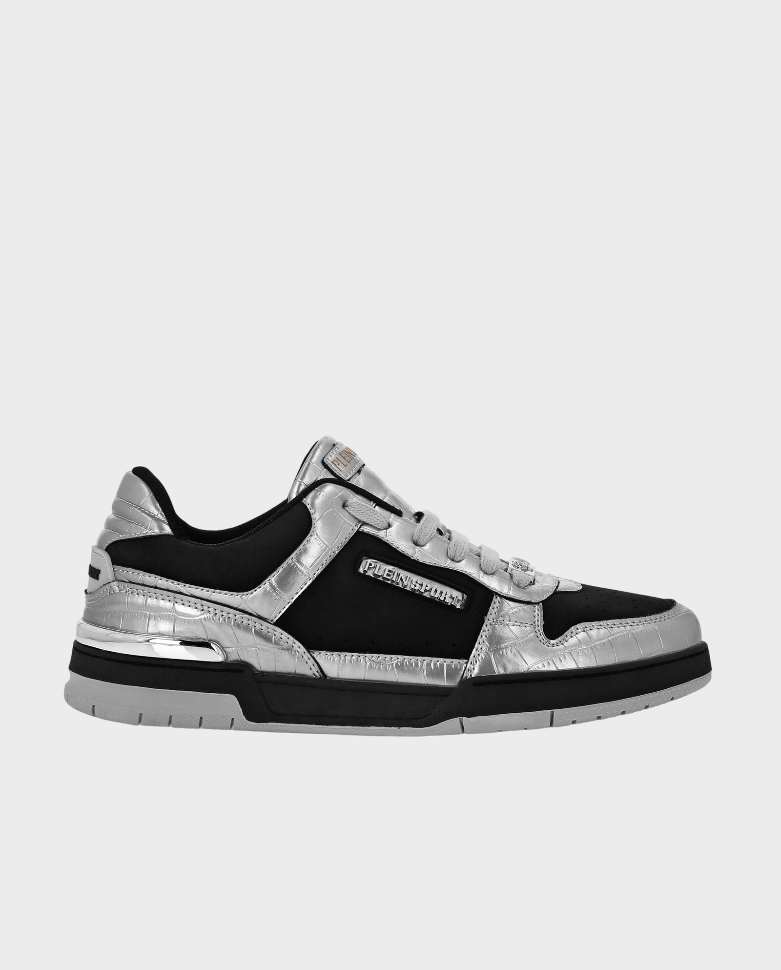 Srebrno-czarne sneakersy Viper Luxe - Image #0