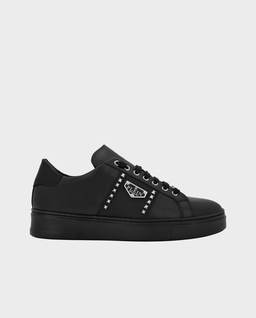 Czarne sneakersy Lo-Top z logo - Image #0