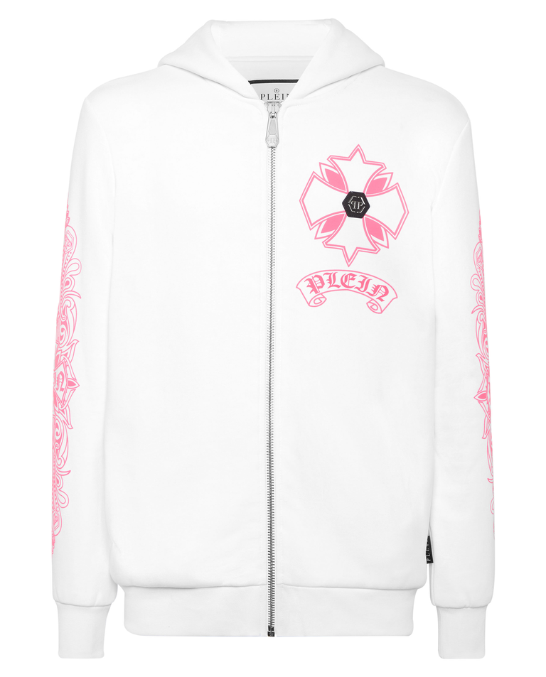 Biała bluza z kapturem - Image #5