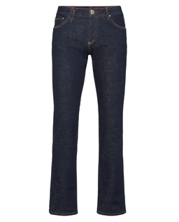 Granatowe jeansy Straight Supreme Cut - Image #1