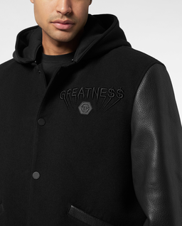 Czarna bomberka z kapturem - Image #3