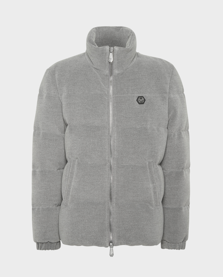 Szara kurtka puchowa Late Checkout