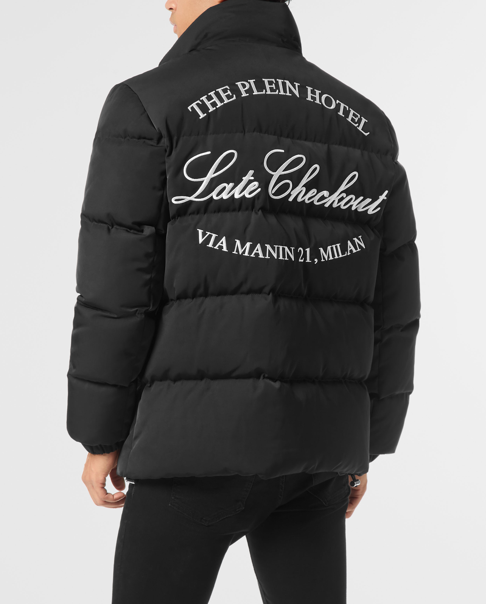 Czarna kurtka puchowa - Image #3