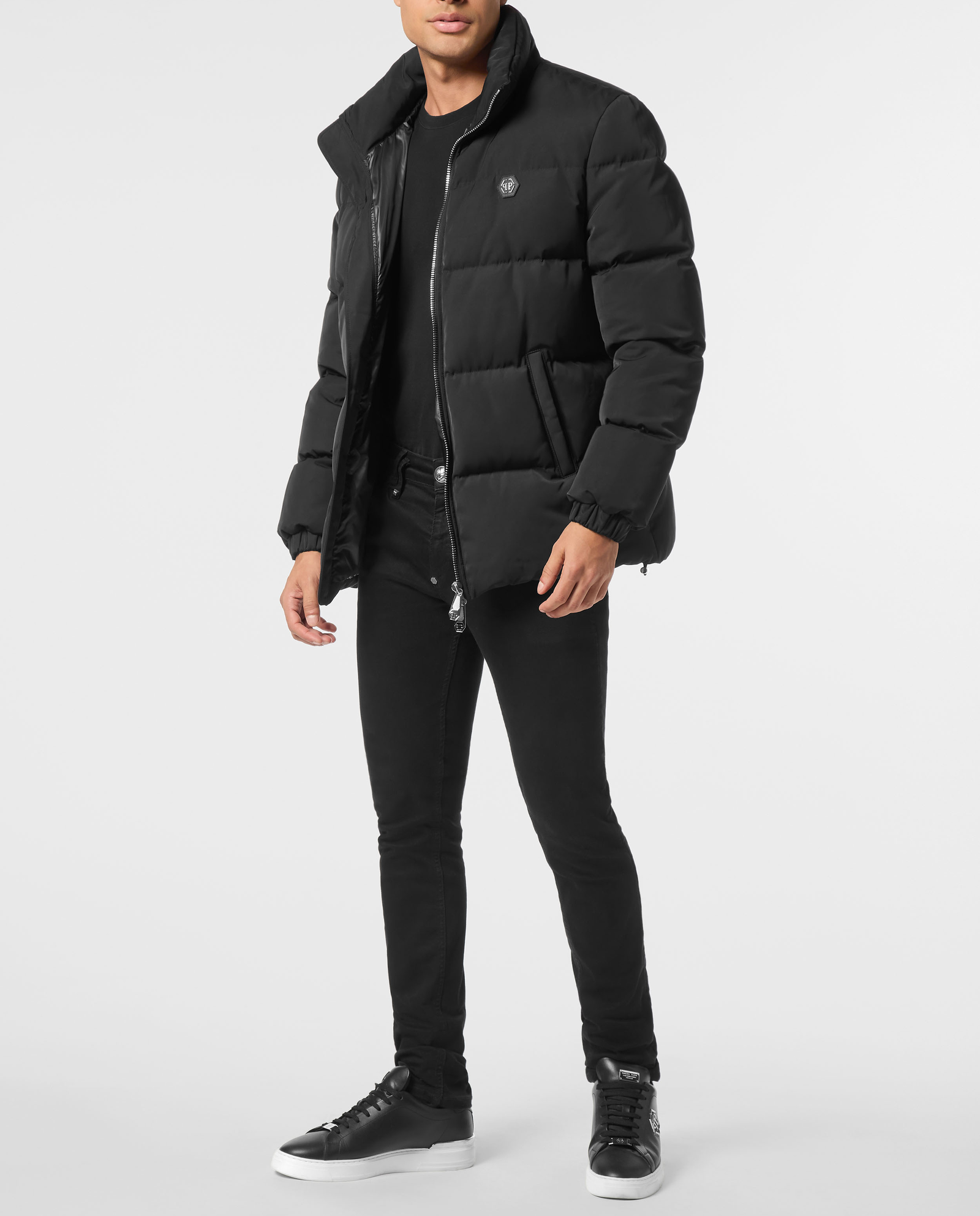 Czarna kurtka puchowa - Image #2