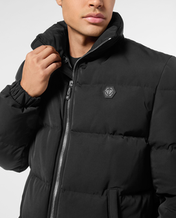 Czarna kurtka puchowa - Image #5