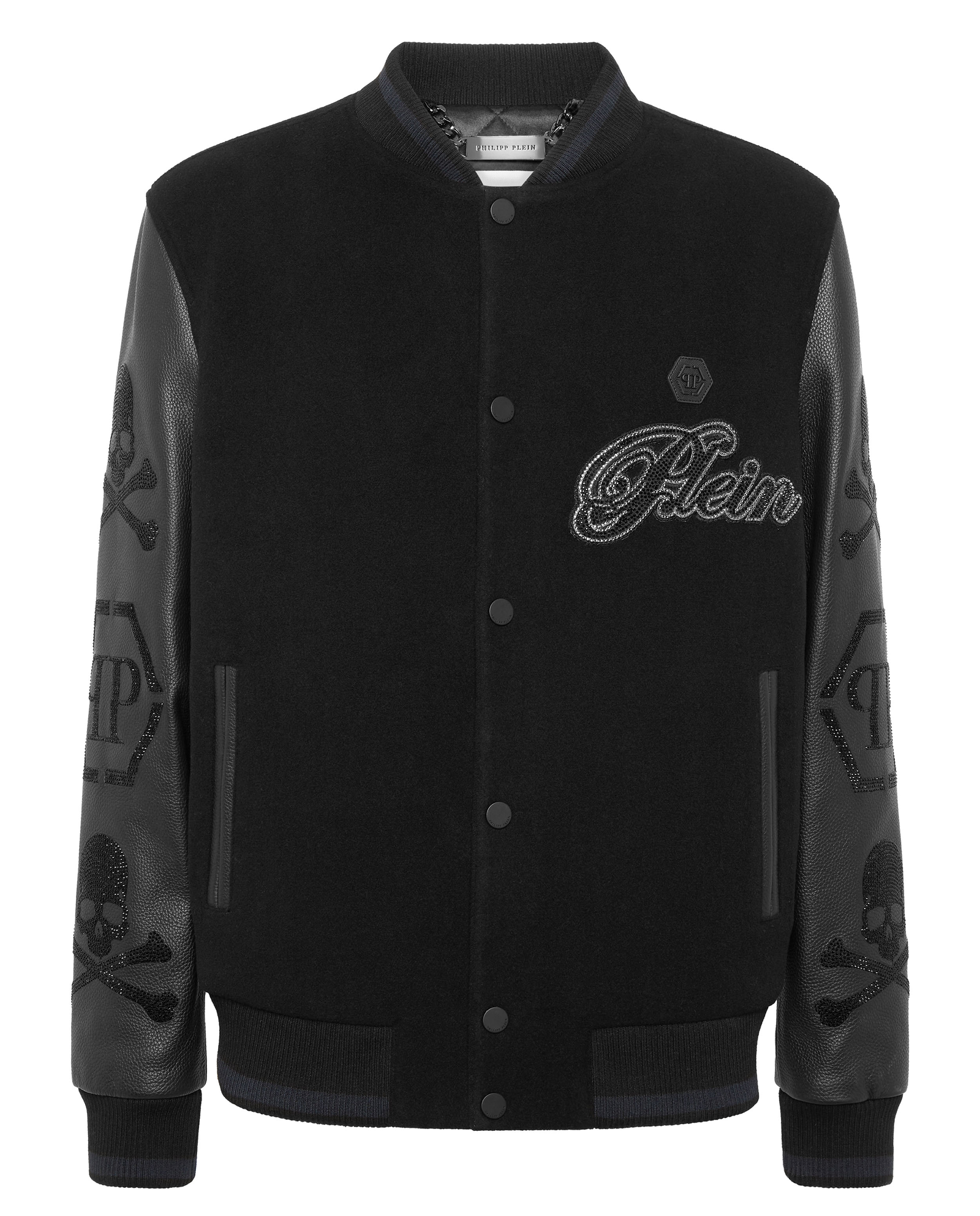 Skórzana kurtka bomberka - Image #5