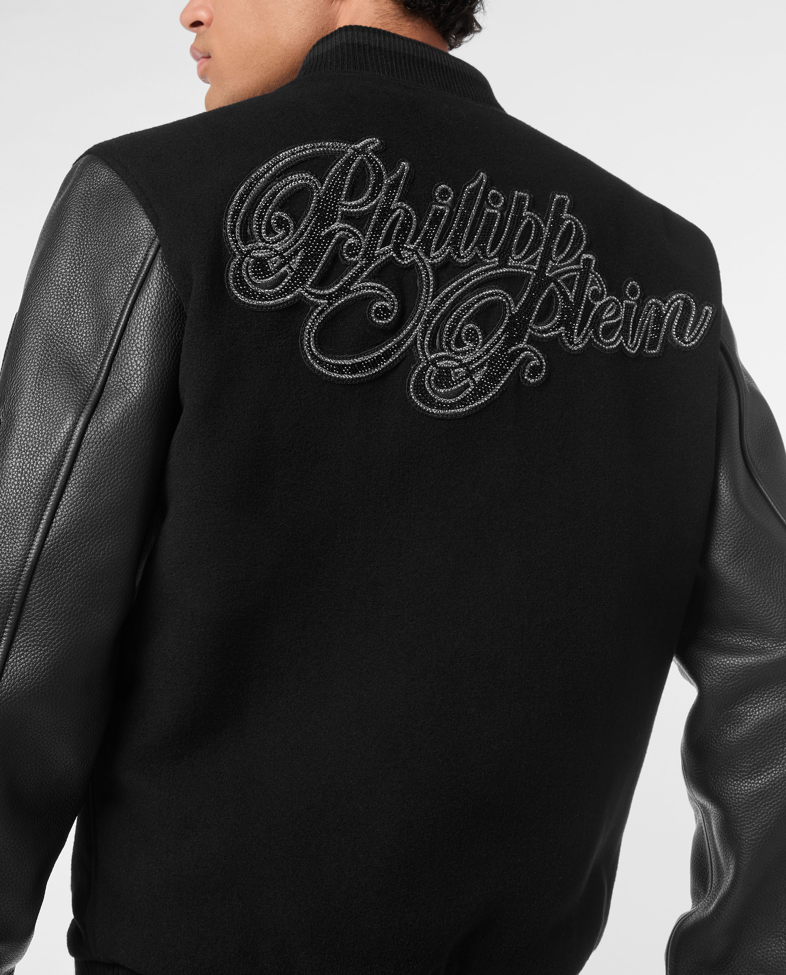 Skórzana kurtka bomberka - Image #4