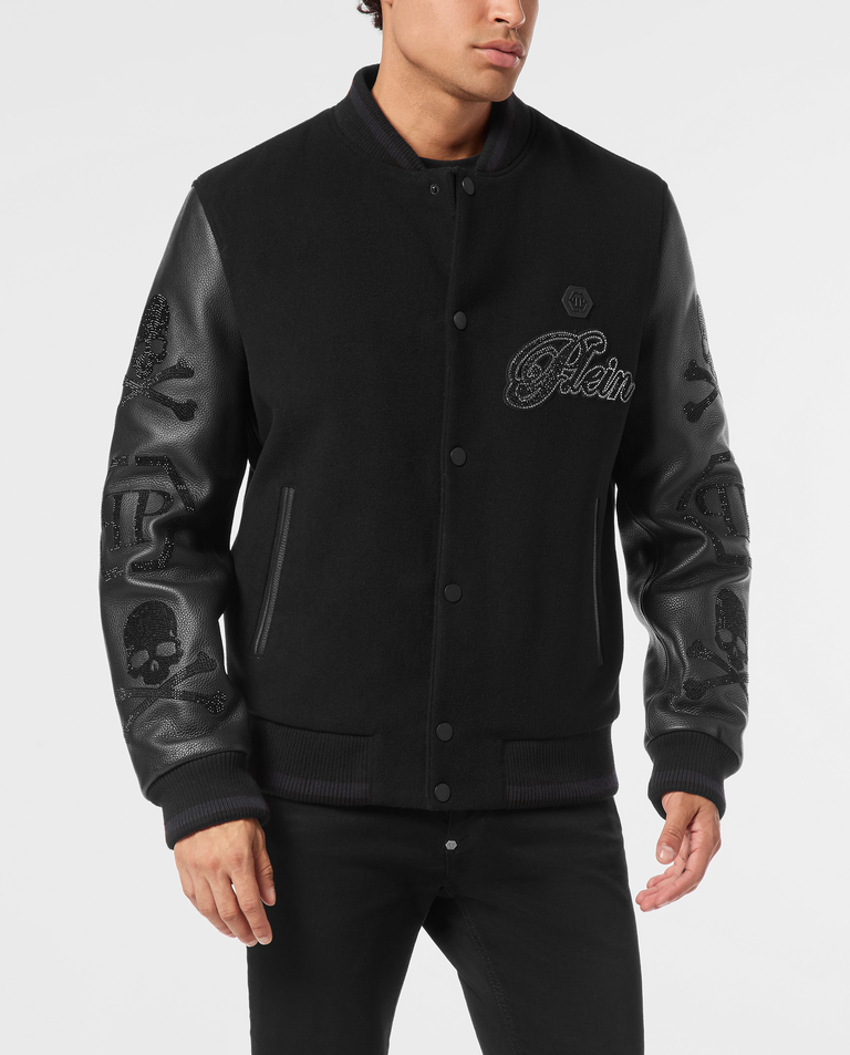 Skórzana kurtka bomberka