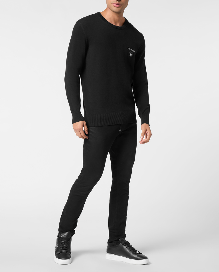 Sweter z okrągłym dekoltem - Image #2