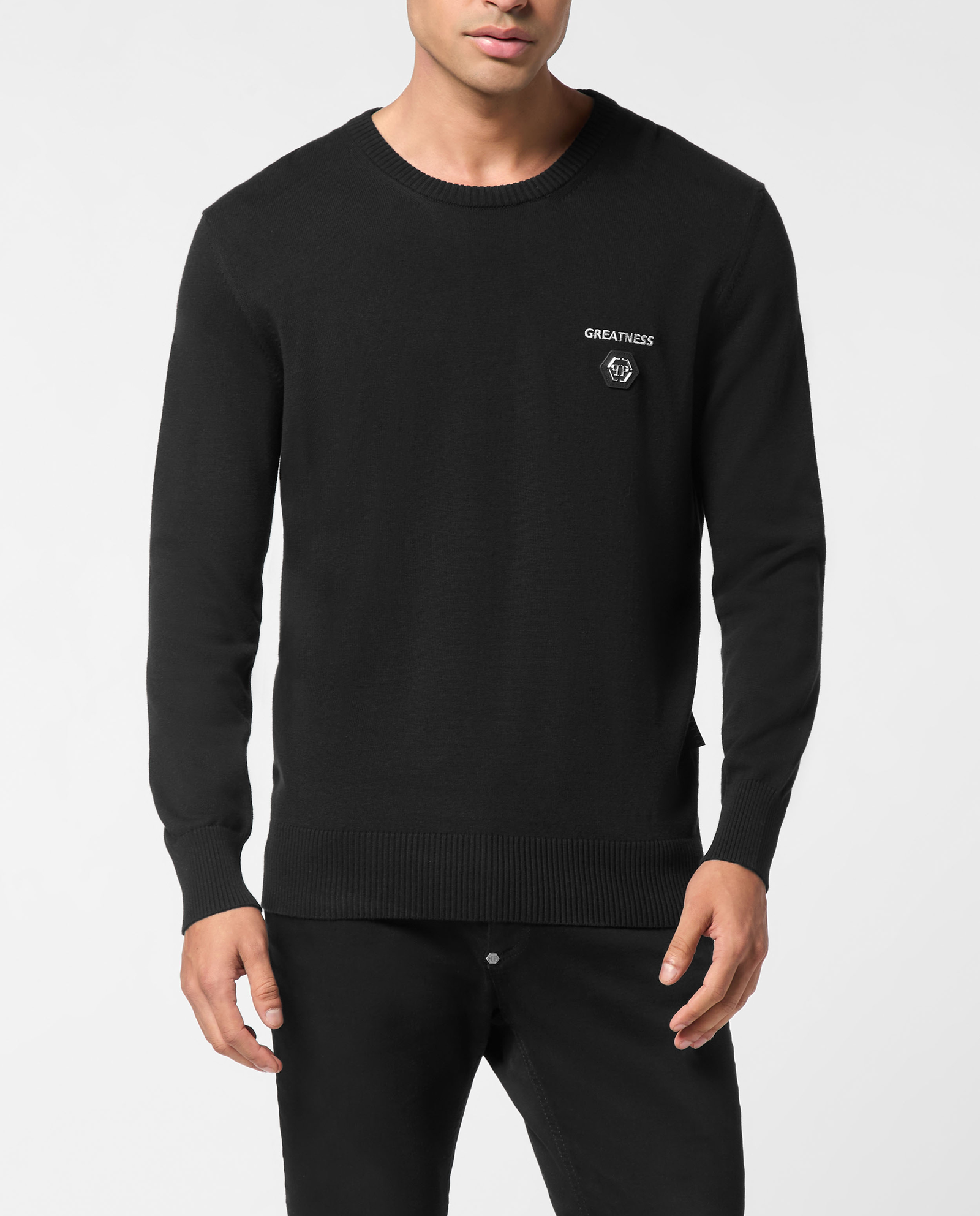 Sweter z okrągłym dekoltem - Image #0