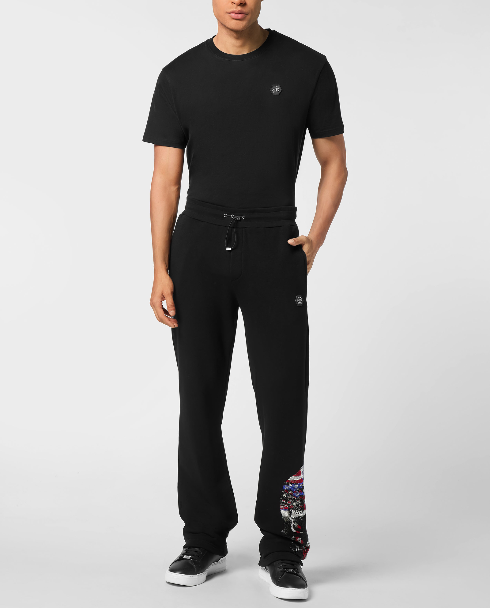 Spodnie dresowe Skull America - Image #1