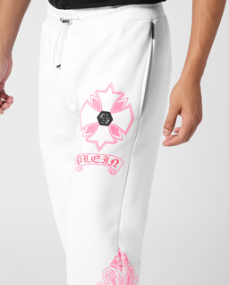 Białe spodnie dresowe - Image #3