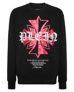 Czarna bluza z nadrukiem - Image #1