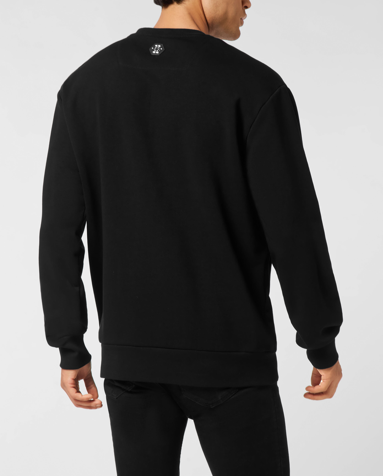 Czarna bluza z nadrukiem - Image #5