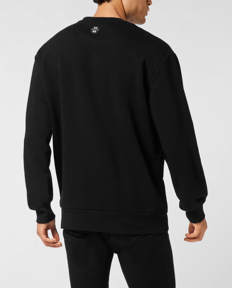 Czarna bluza z nadrukiem - Image #5