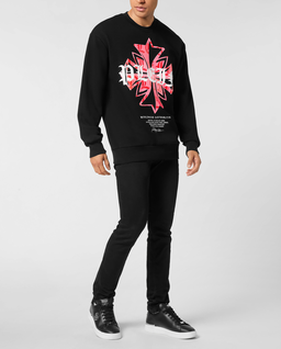 Czarna bluza z nadrukiem - Image #2