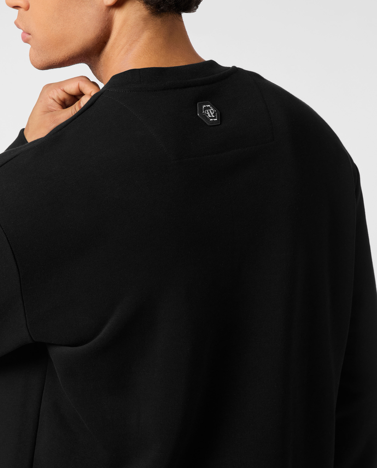 Czarna bluza z nadrukiem - Image #4