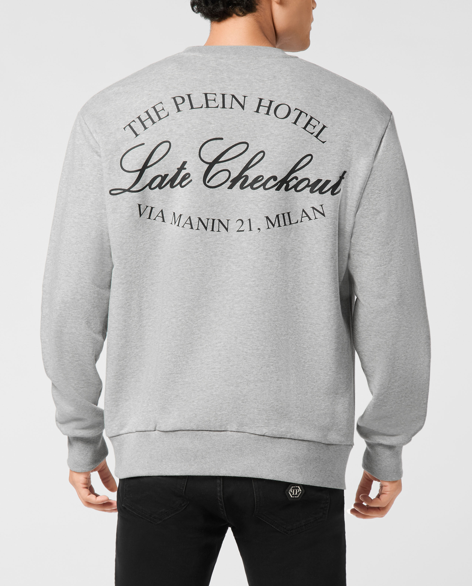 Szara bluza z logo - Image #3