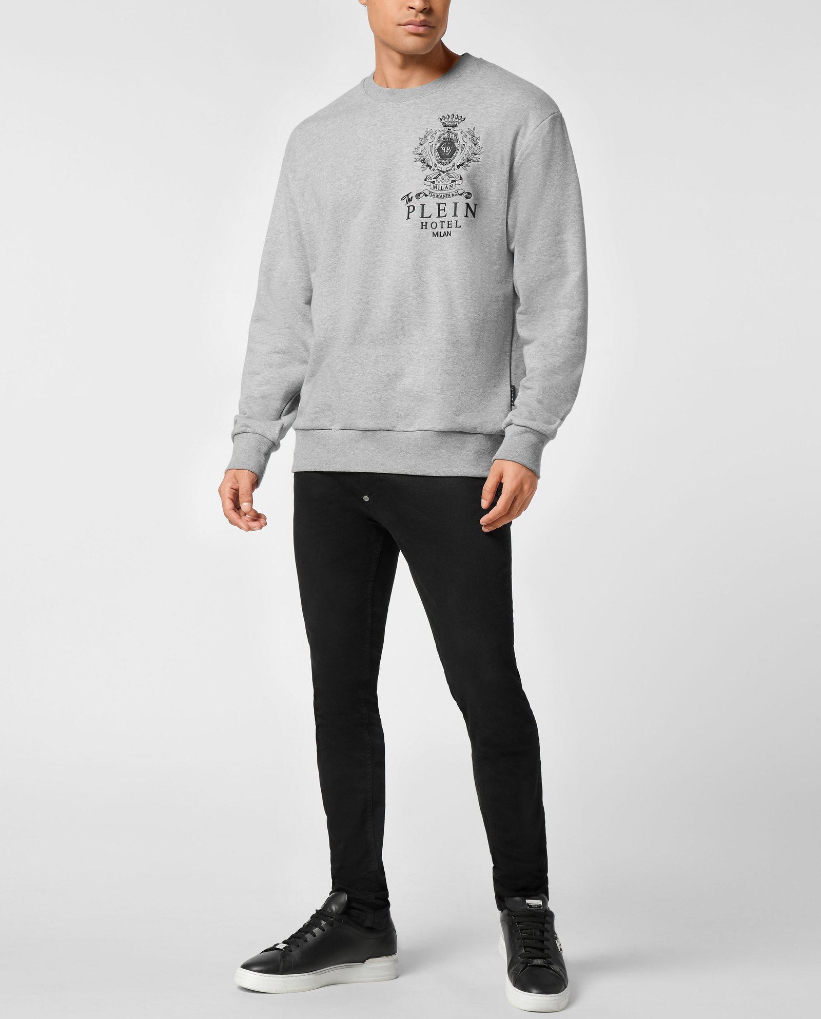 Szara bluza z logo - Image #2