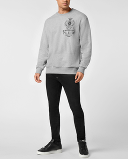 Szara bluza z logo - Image #2