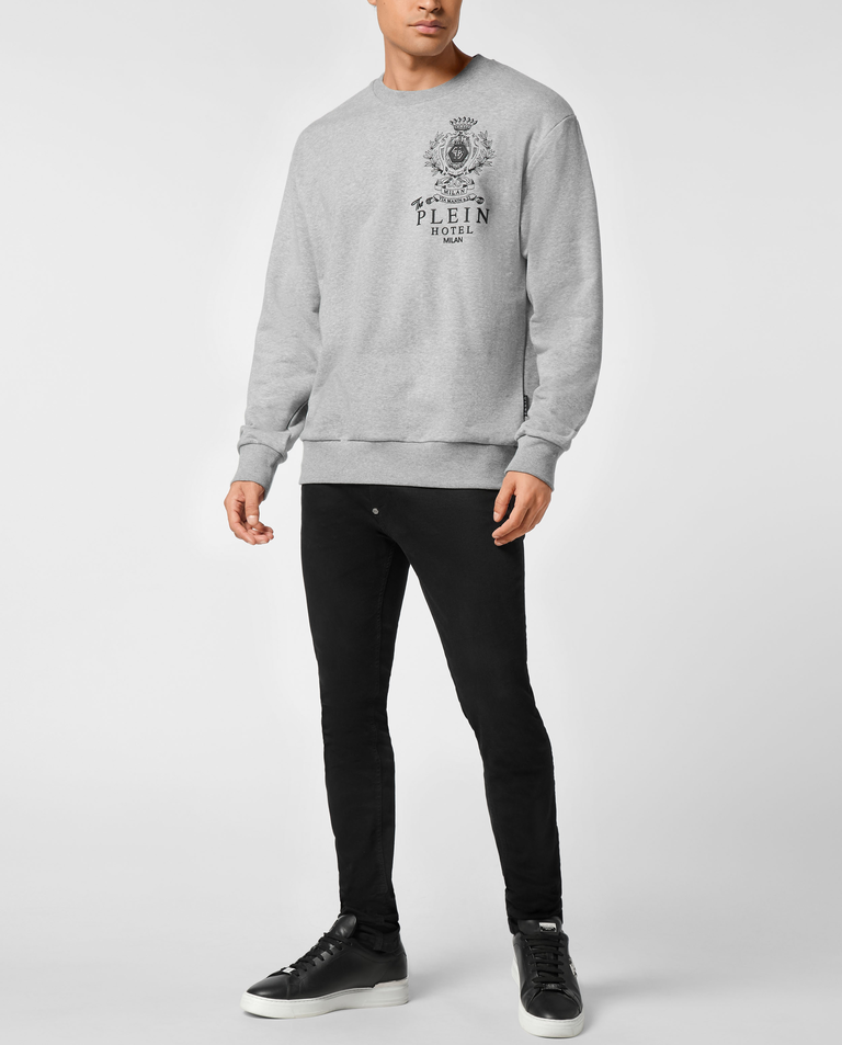 Szara bluza z logo - Image #2