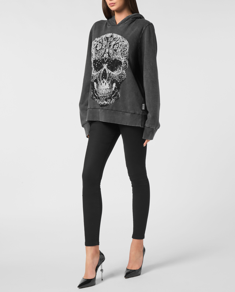 Bluza z kapturem Baroque Skull - Image #2