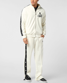 Kremowa bluza z logo - Image #2