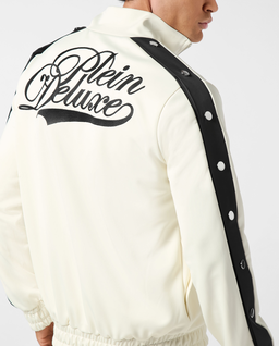 Kremowa bluza z logo - Image #4