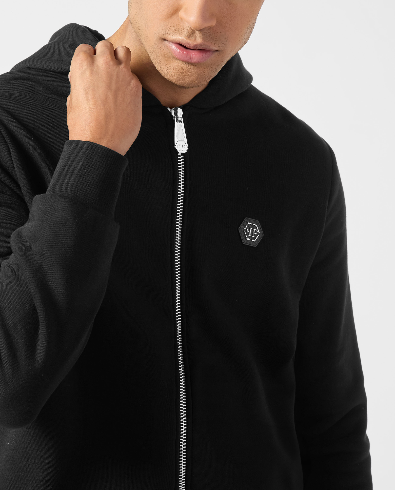 Czarna bluza z kapturem - Image #3