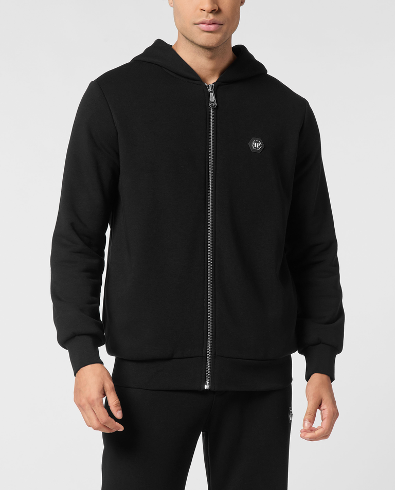 Czarna bluza z kapturem