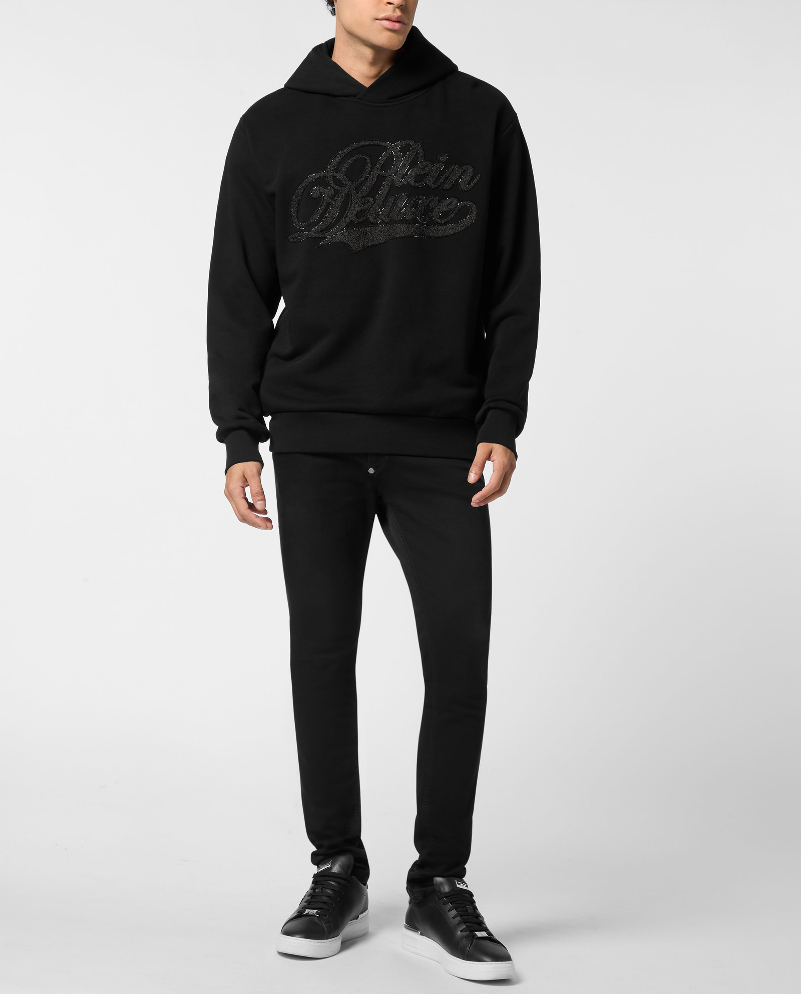 Czarna bluza z kapturem - Image #1