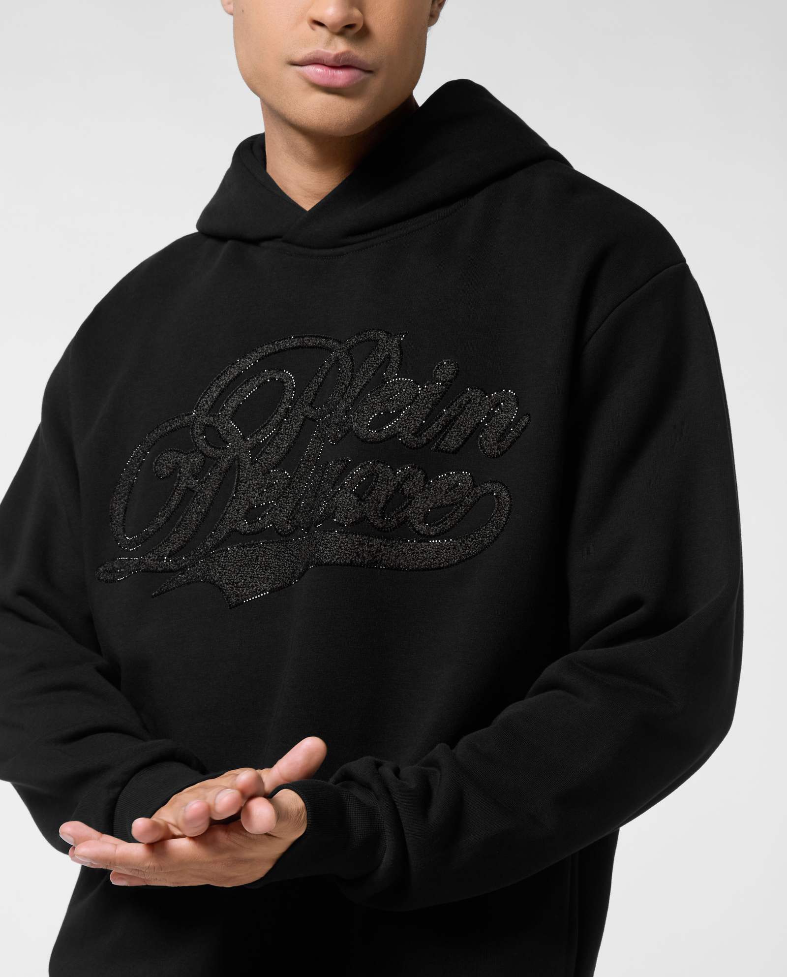 Czarna bluza z kapturem - Image #3