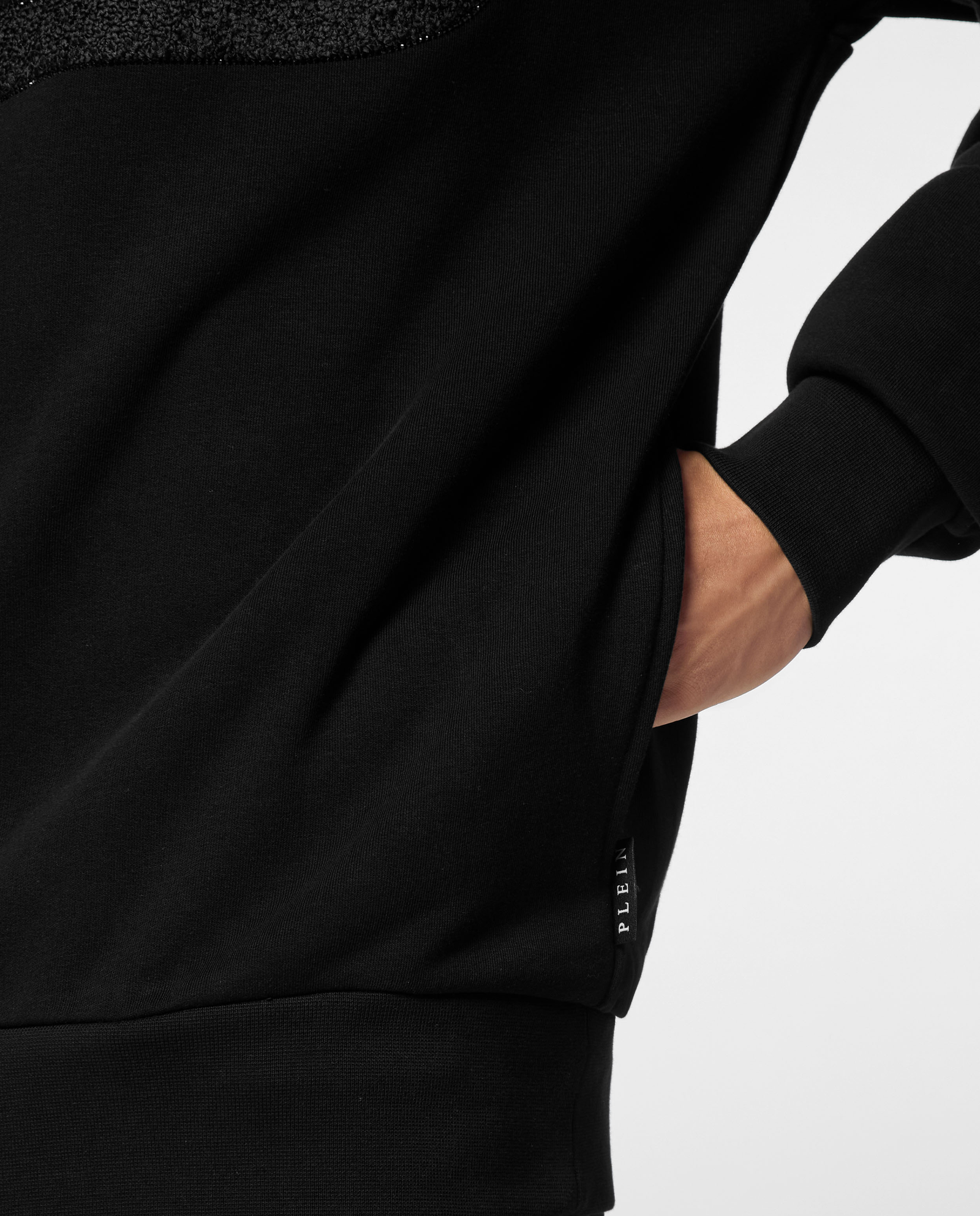 Czarna bluza z kapturem - Image #4