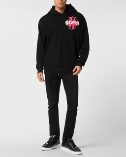 Czarna bluza z kapturem Worldwide Crest - Image #3