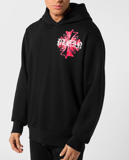 Czarna bluza z kapturem Worldwide Crest - Image #4