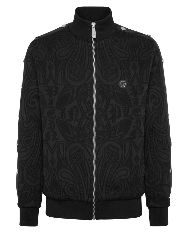 Żakardowa bluza z logo - Image #5