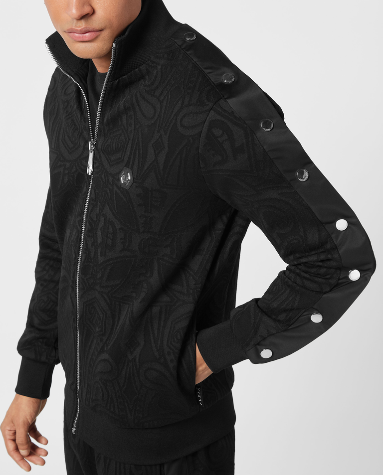 Żakardowa bluza z logo - Image #3