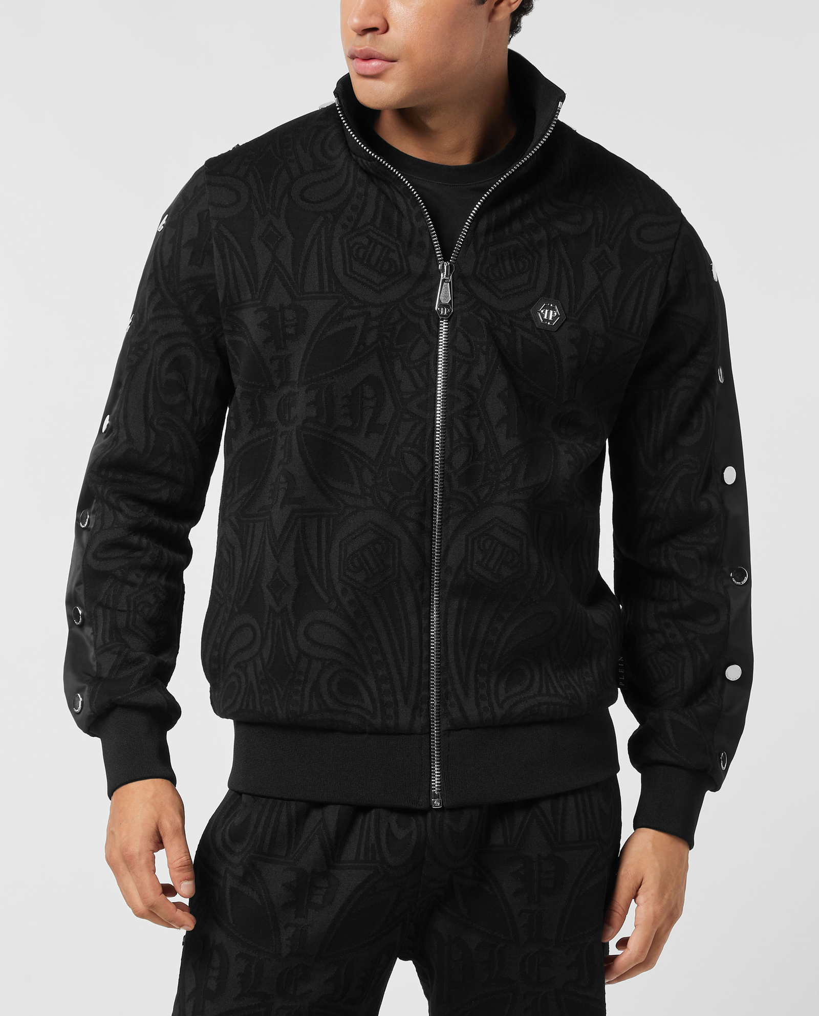 Żakardowa bluza z logo - Image #0