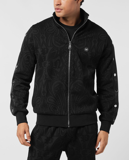 Żakardowa bluza z logo - Image #0