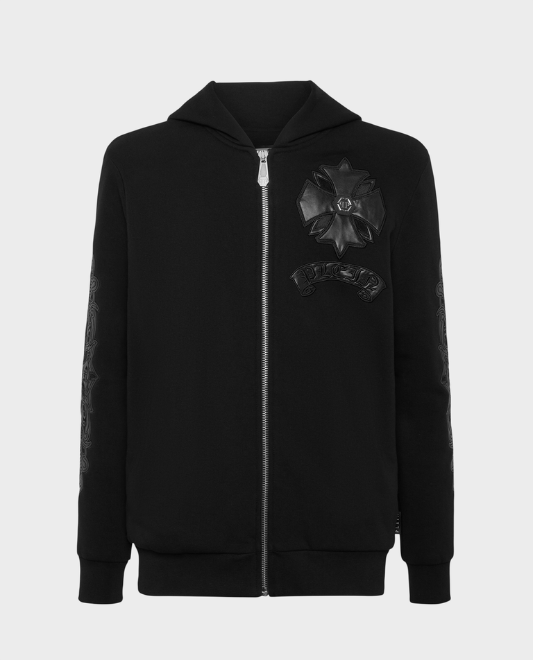 Czarna bluza z kapturem