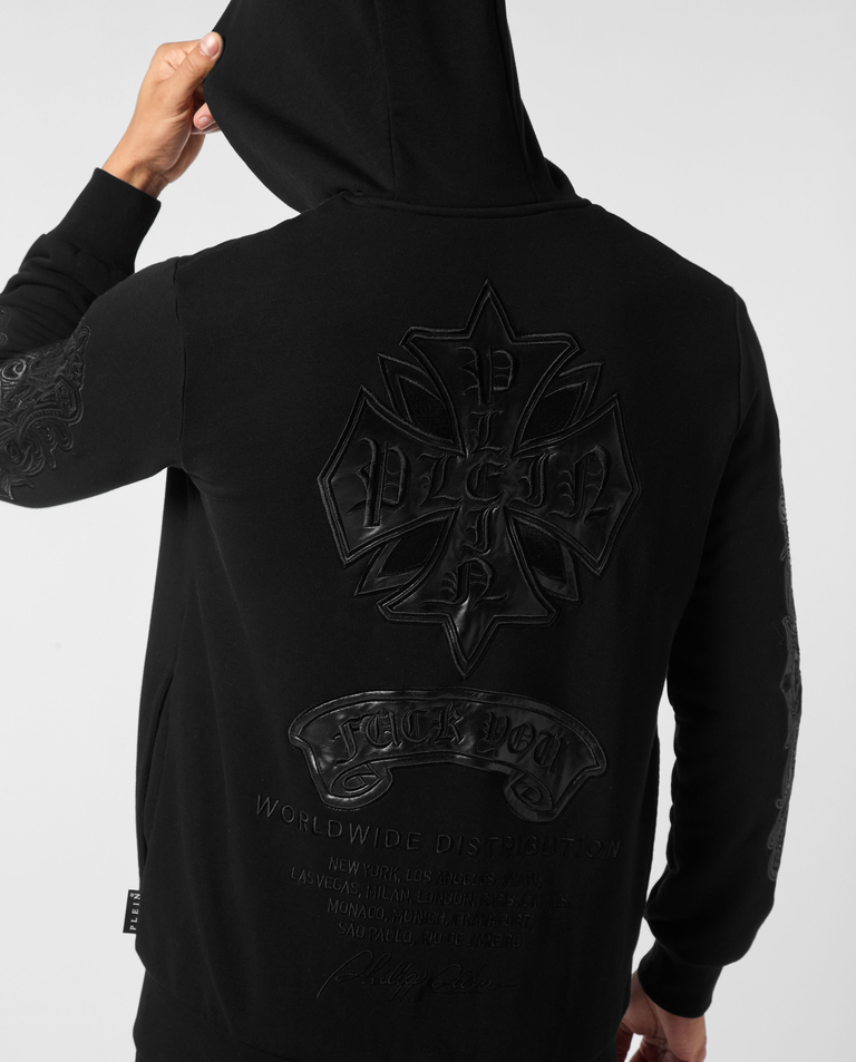 Czarna bluza z kapturem - Image #4