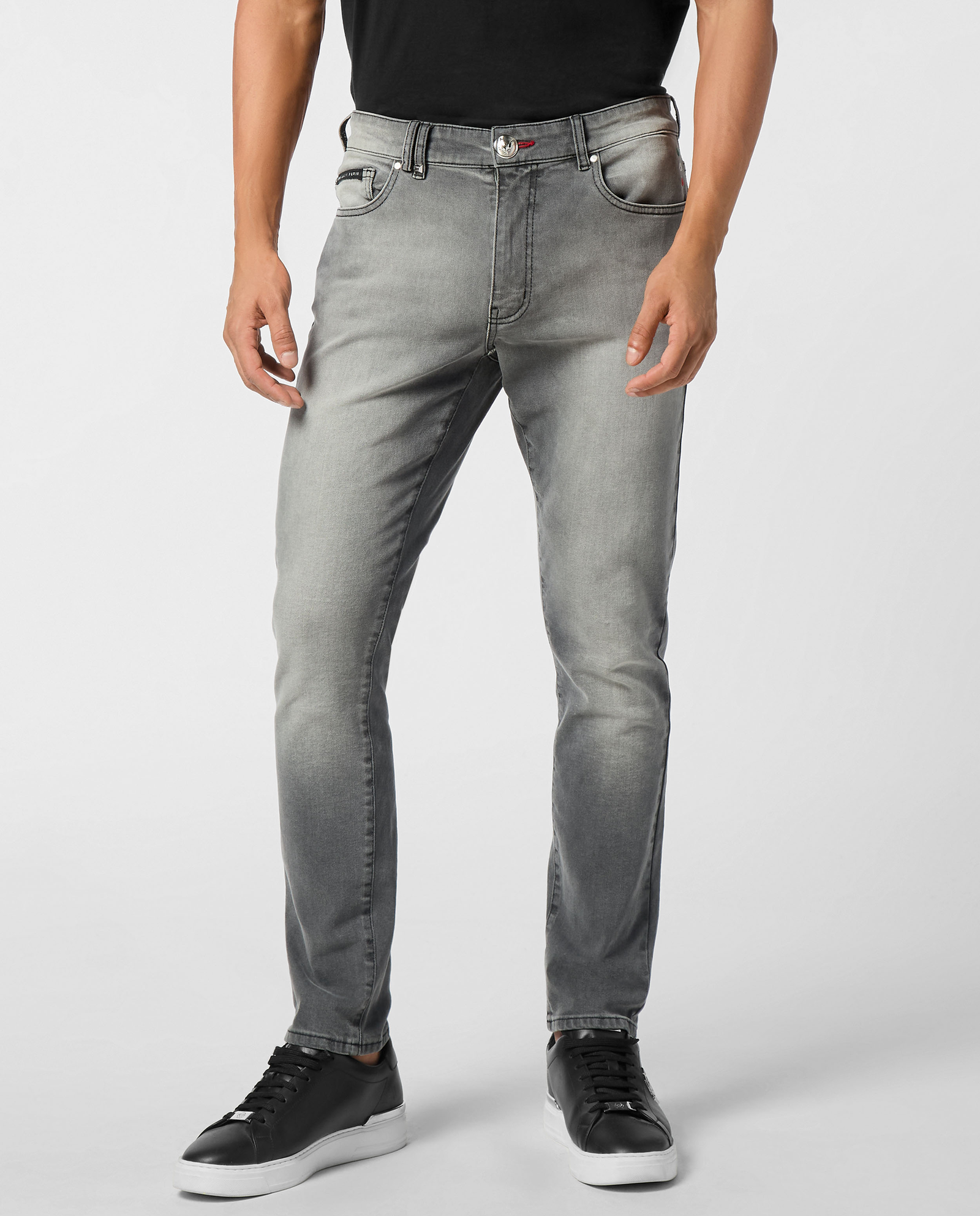 Szare jeansy Skinny - Image #0