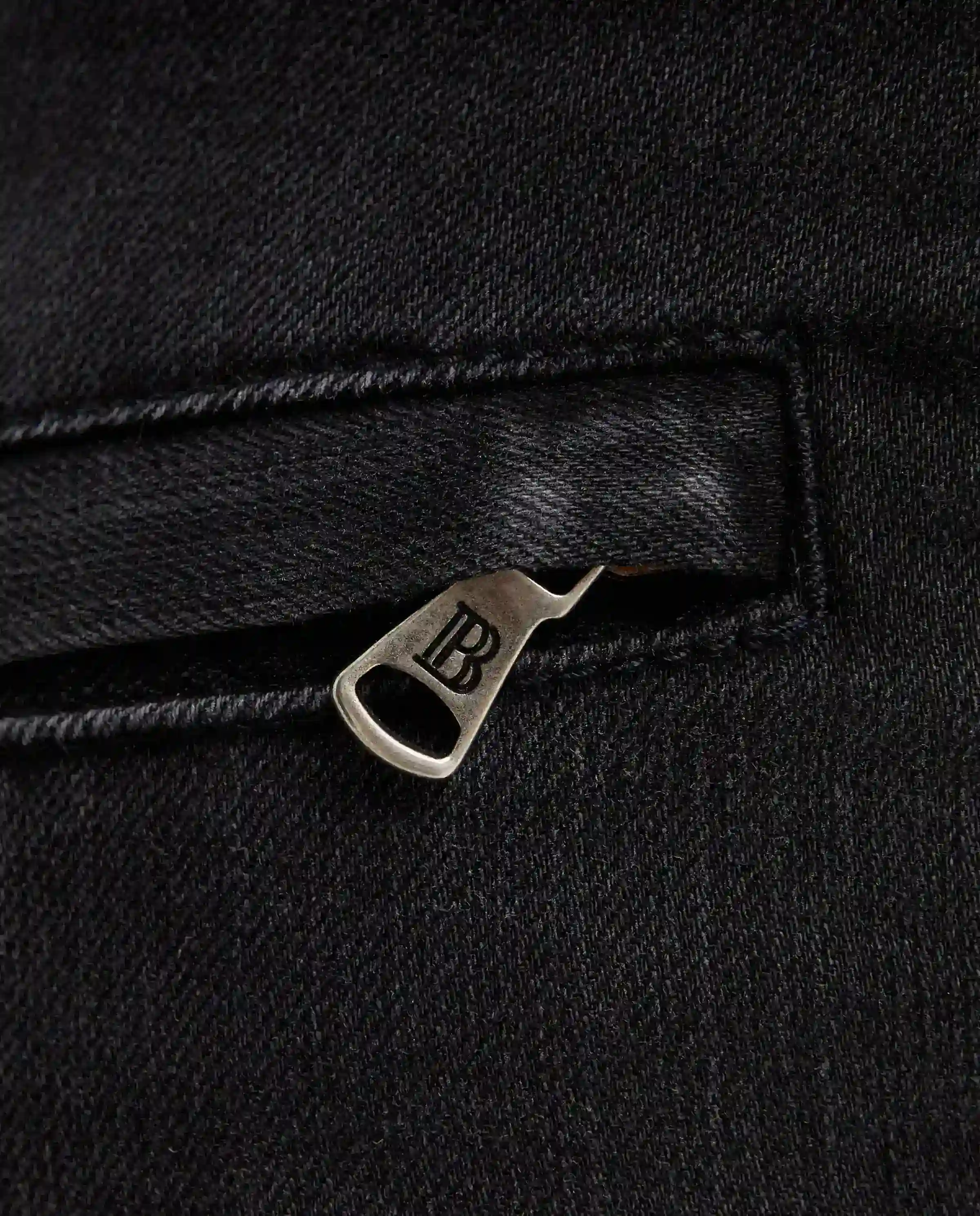 Czarne jeansy z logo - Image #3