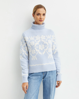 Błękitny sweter Zoe - Image #0