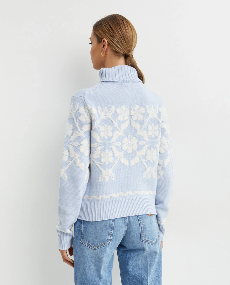 Błękitny sweter Zoe - Image #2