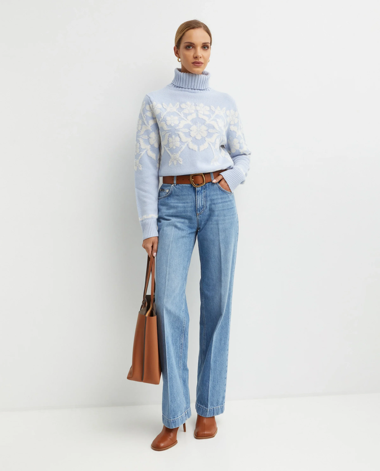 Błękitny sweter Zoe - Image #1