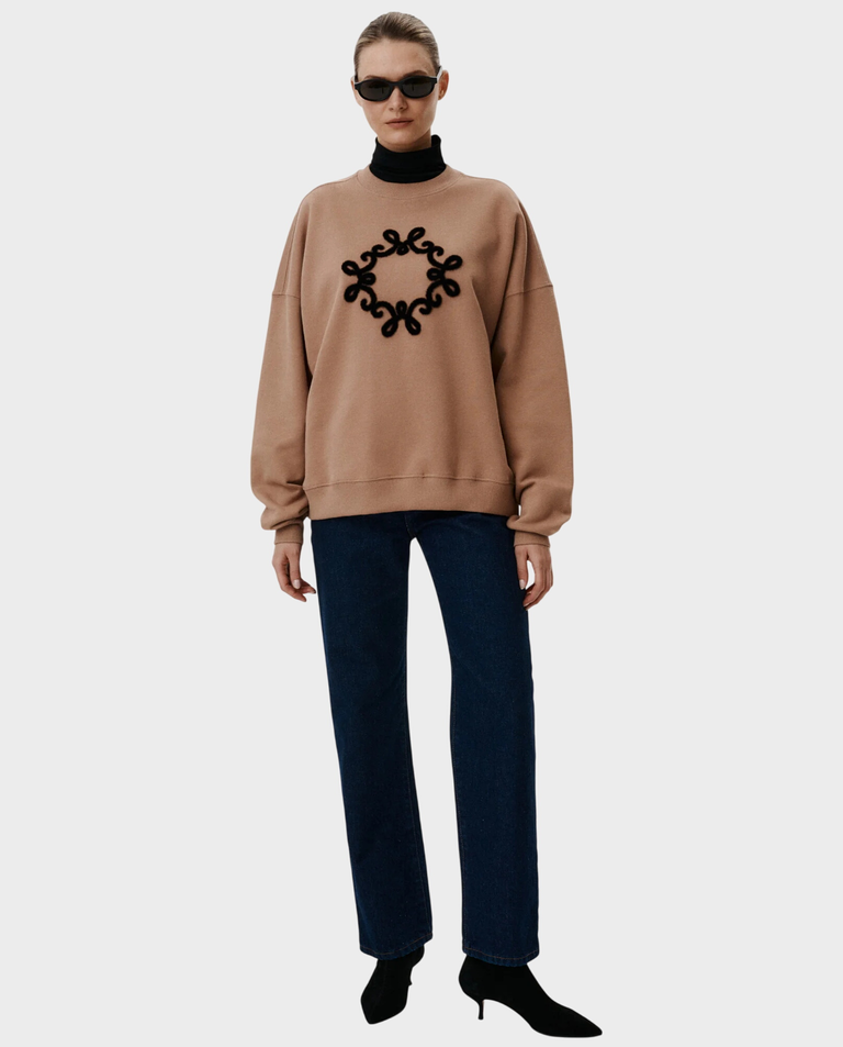 Camelowa bluza oversize Onera - Image #1