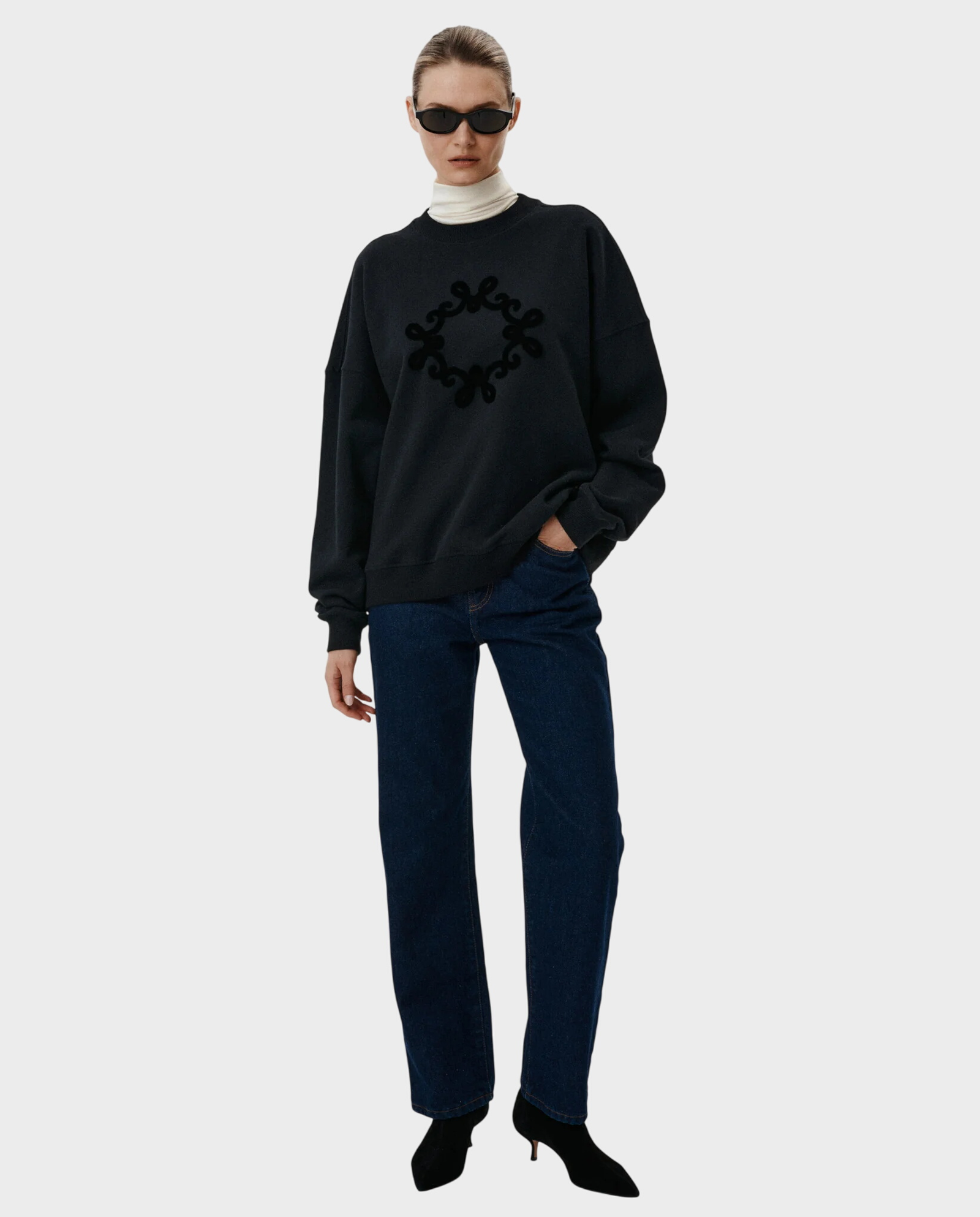 Czarna bluza oversize Onera - Image #1