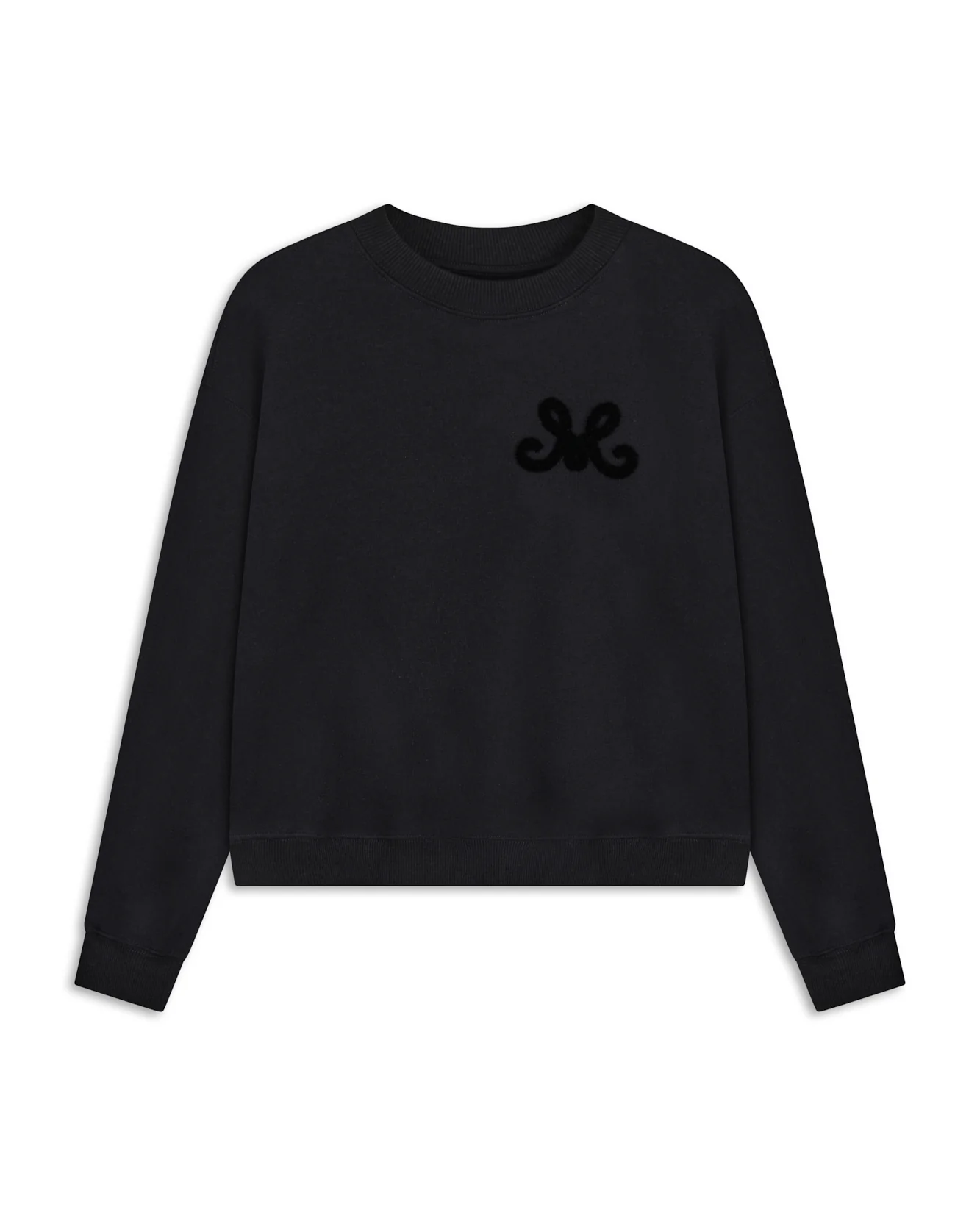 Czarna bluza z monogramem Velena - Image #1